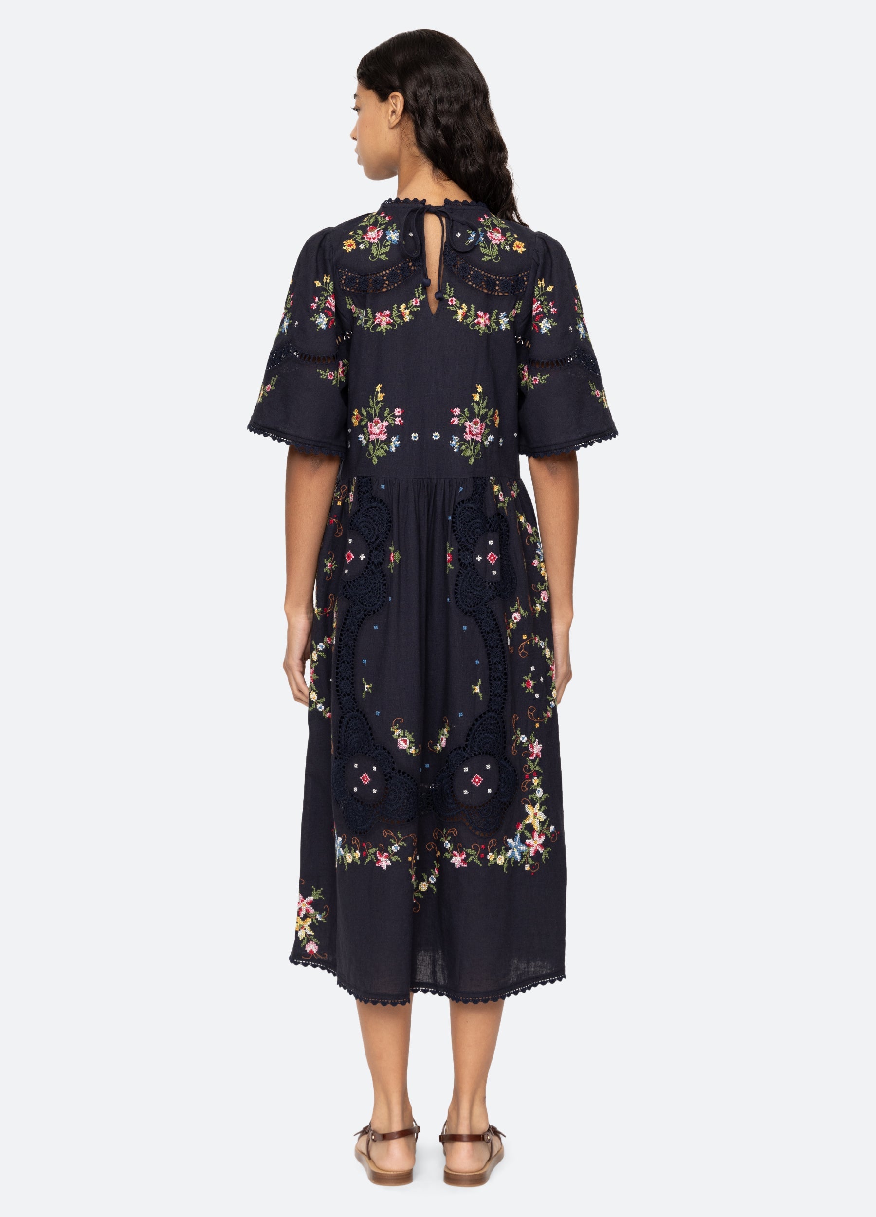 Navy Edwina S/S Dress | Sea New York