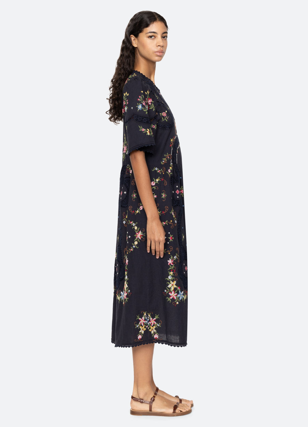 Navy Edwina S/S Dress | Sea New York