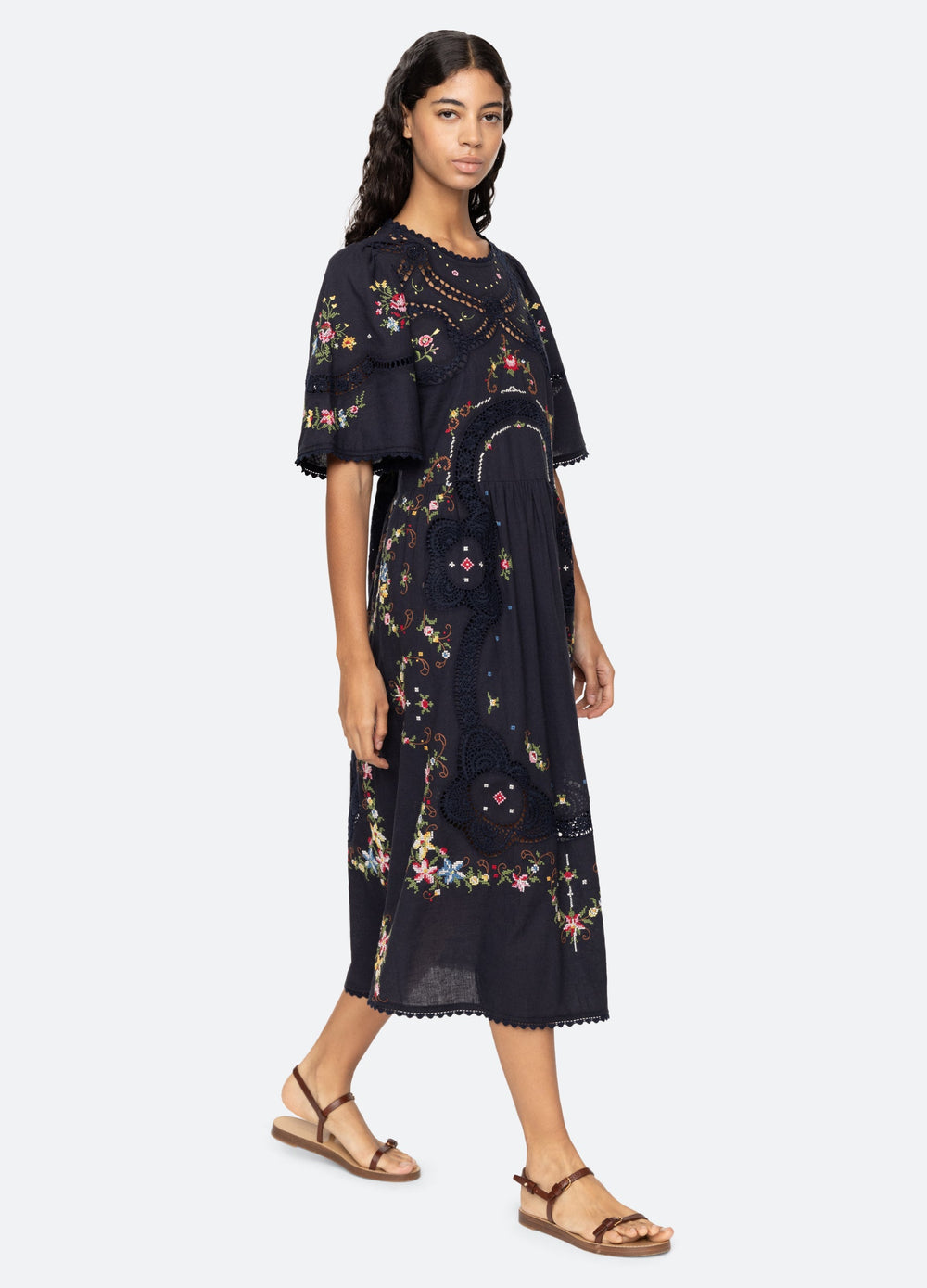 Navy Edwina S/S Dress | Sea New York