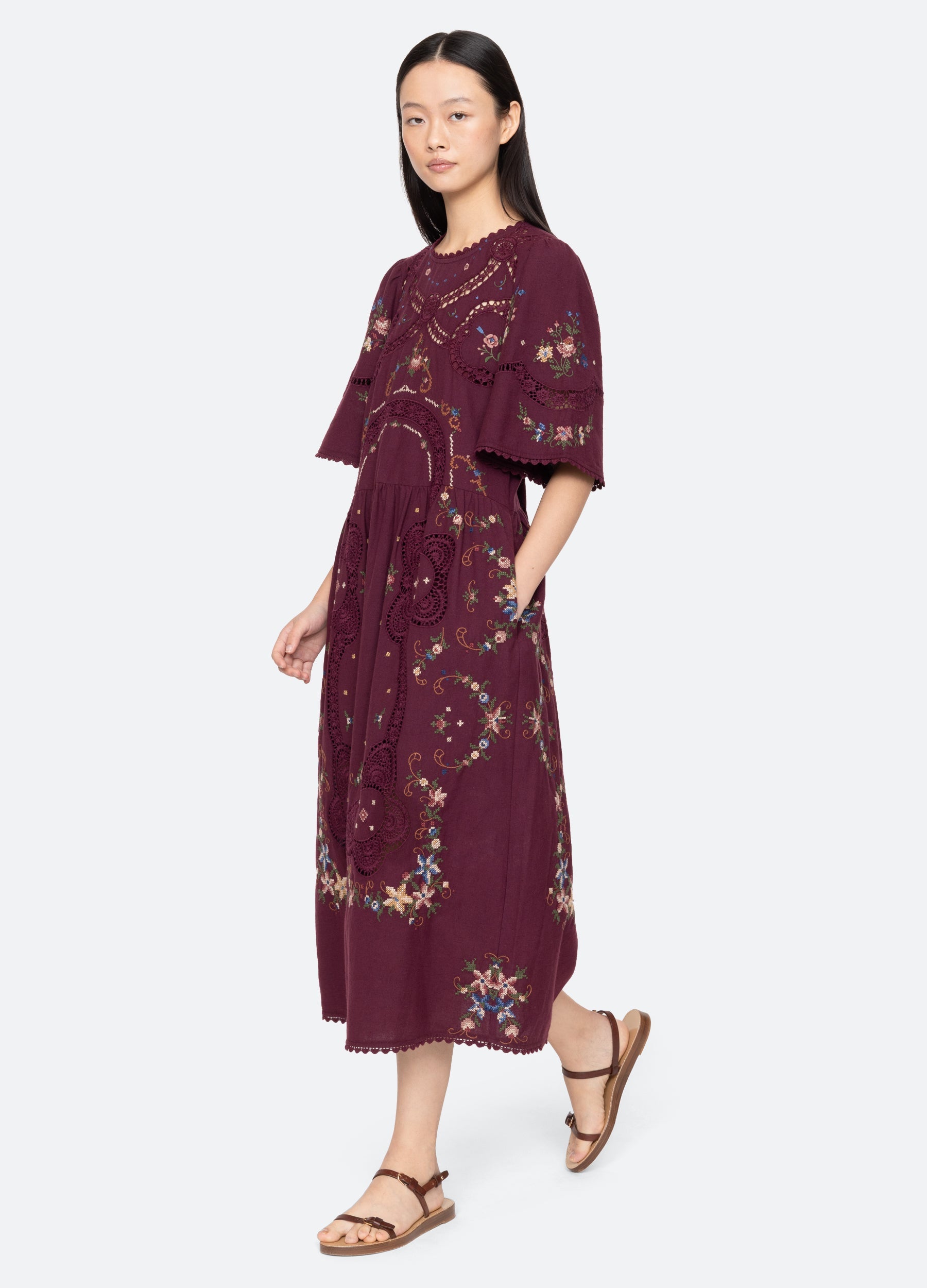 Navy Edwina S/S Dress | Sea New York