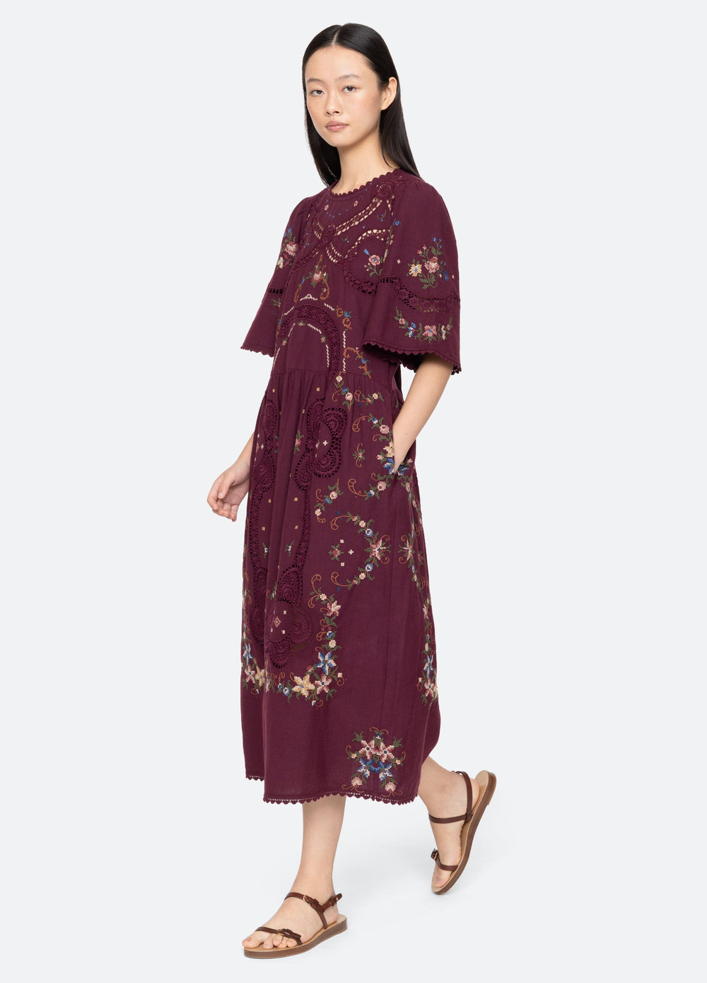 Navy Edwina S/S Dress | Sea New York