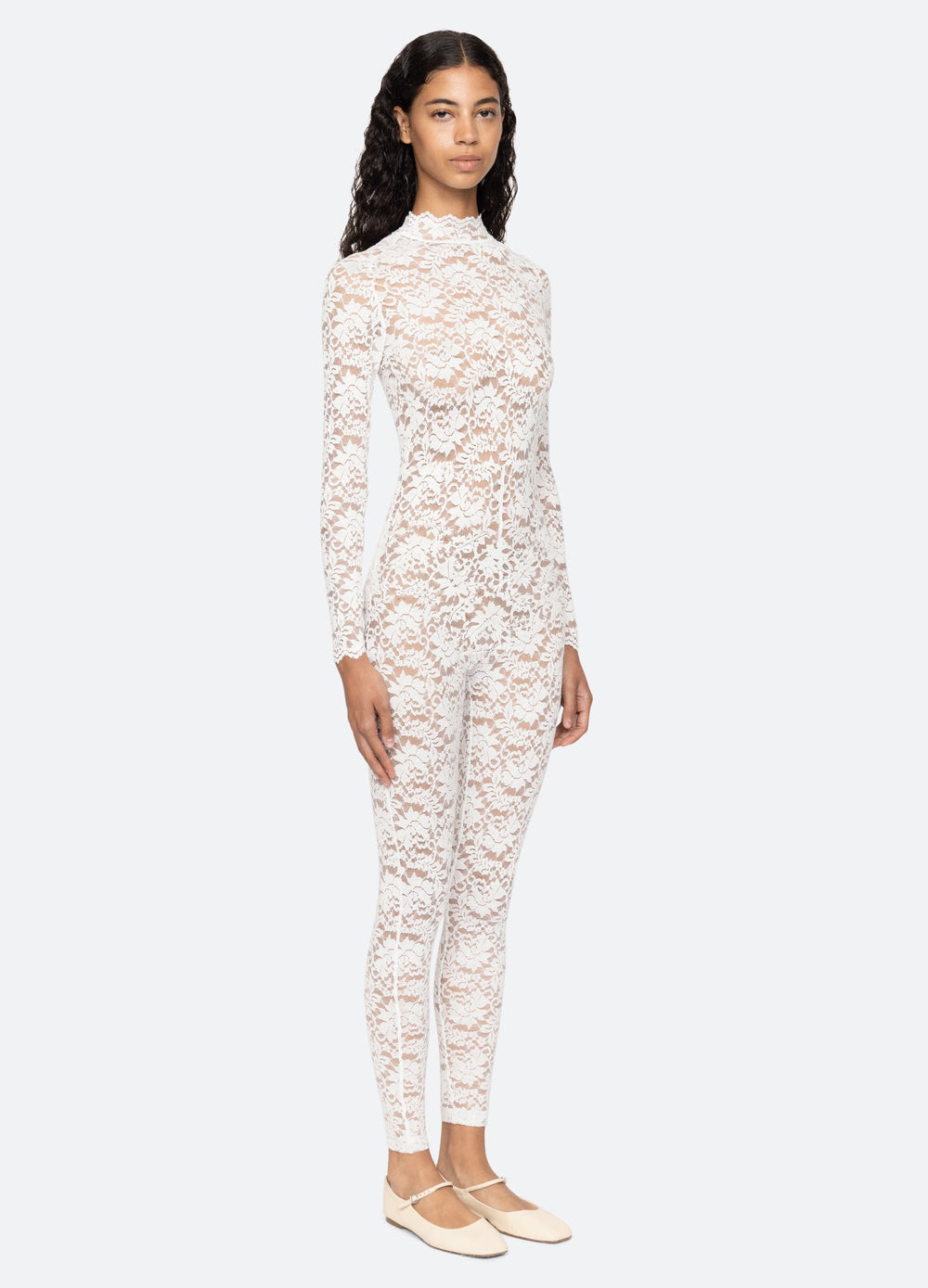 Cream Lilian Catsuit | Sea New York