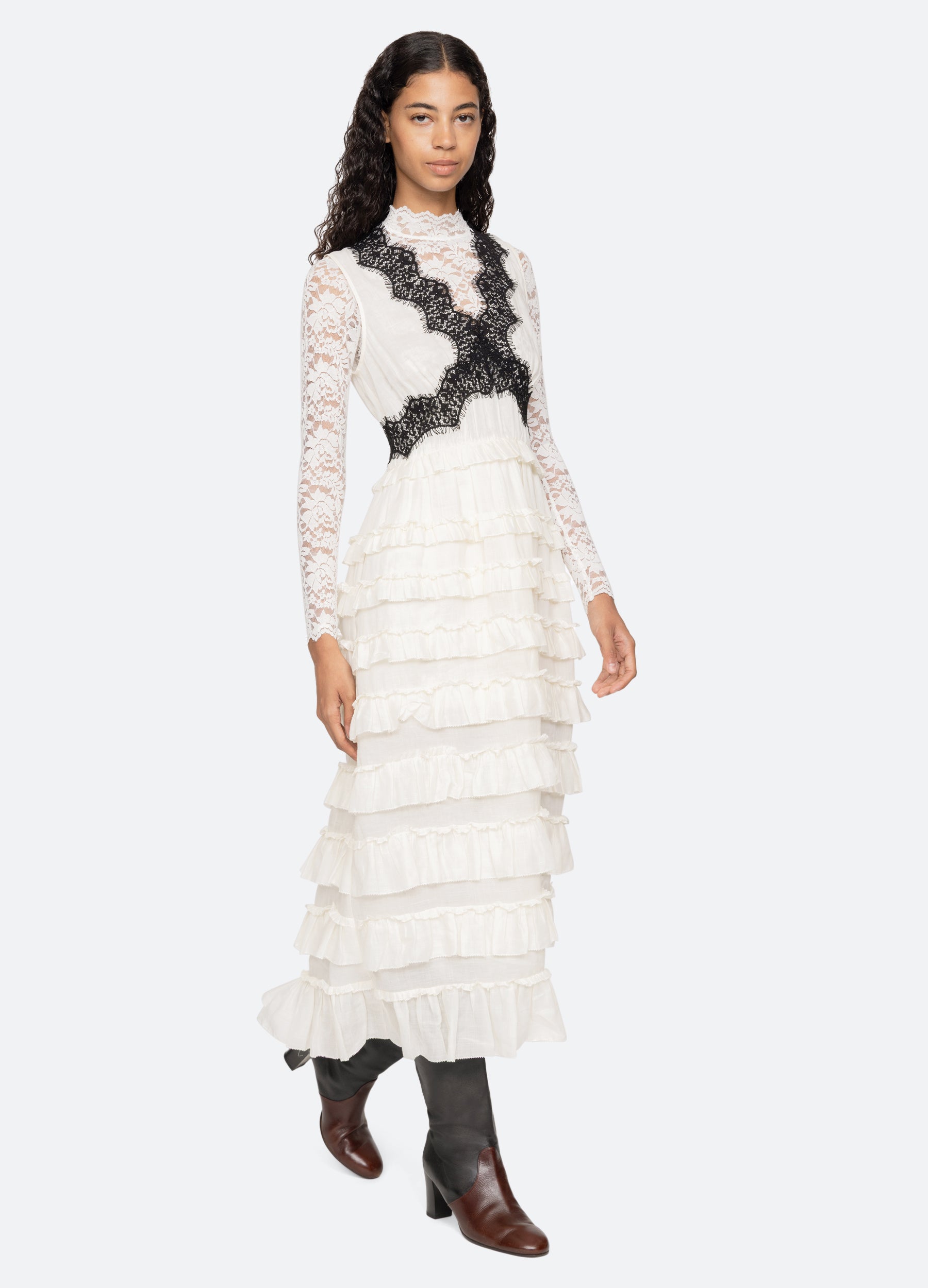 Cream Lilian Catsuit | Sea New York