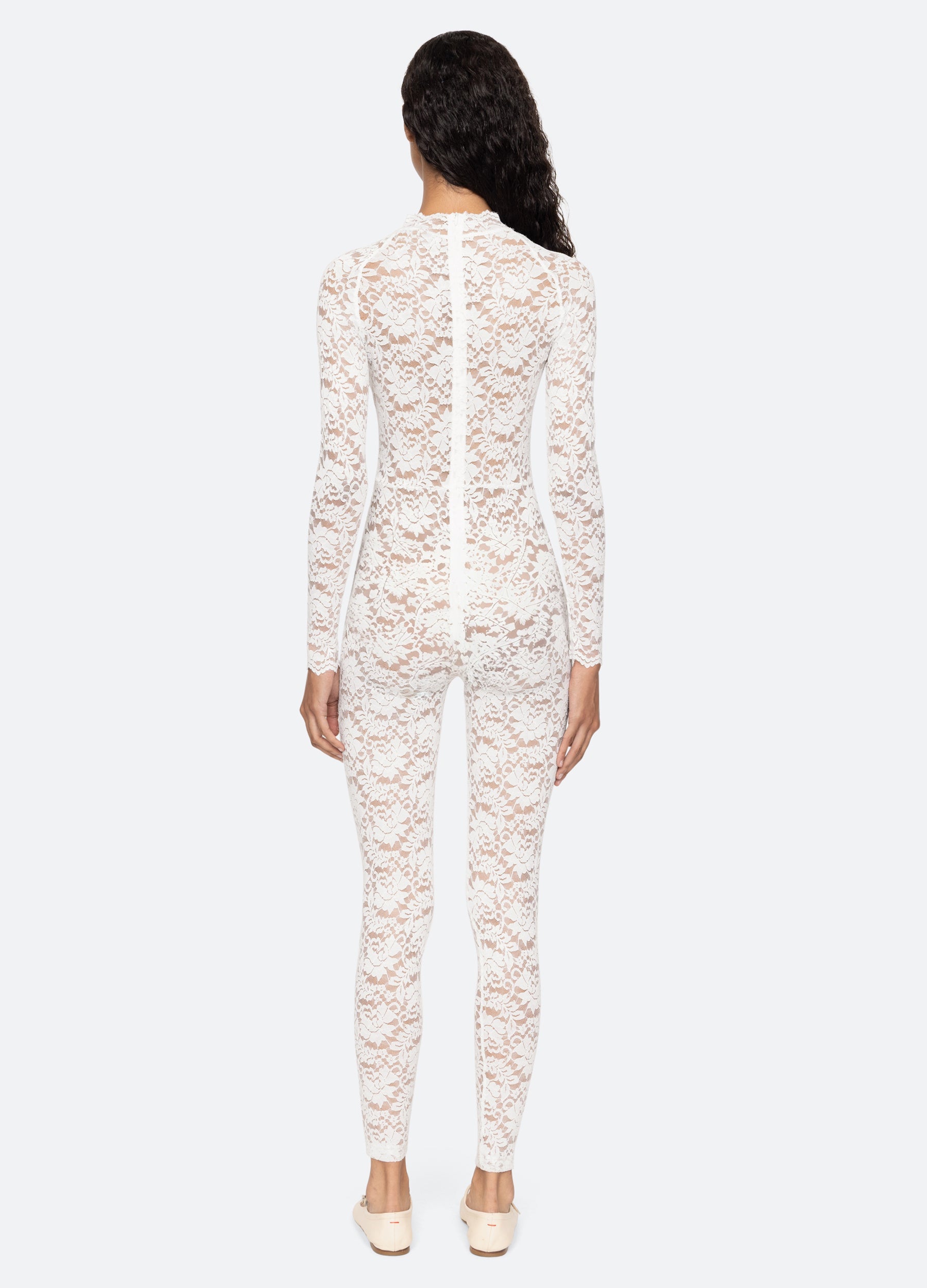 Cream Lilian Catsuit | Sea New York