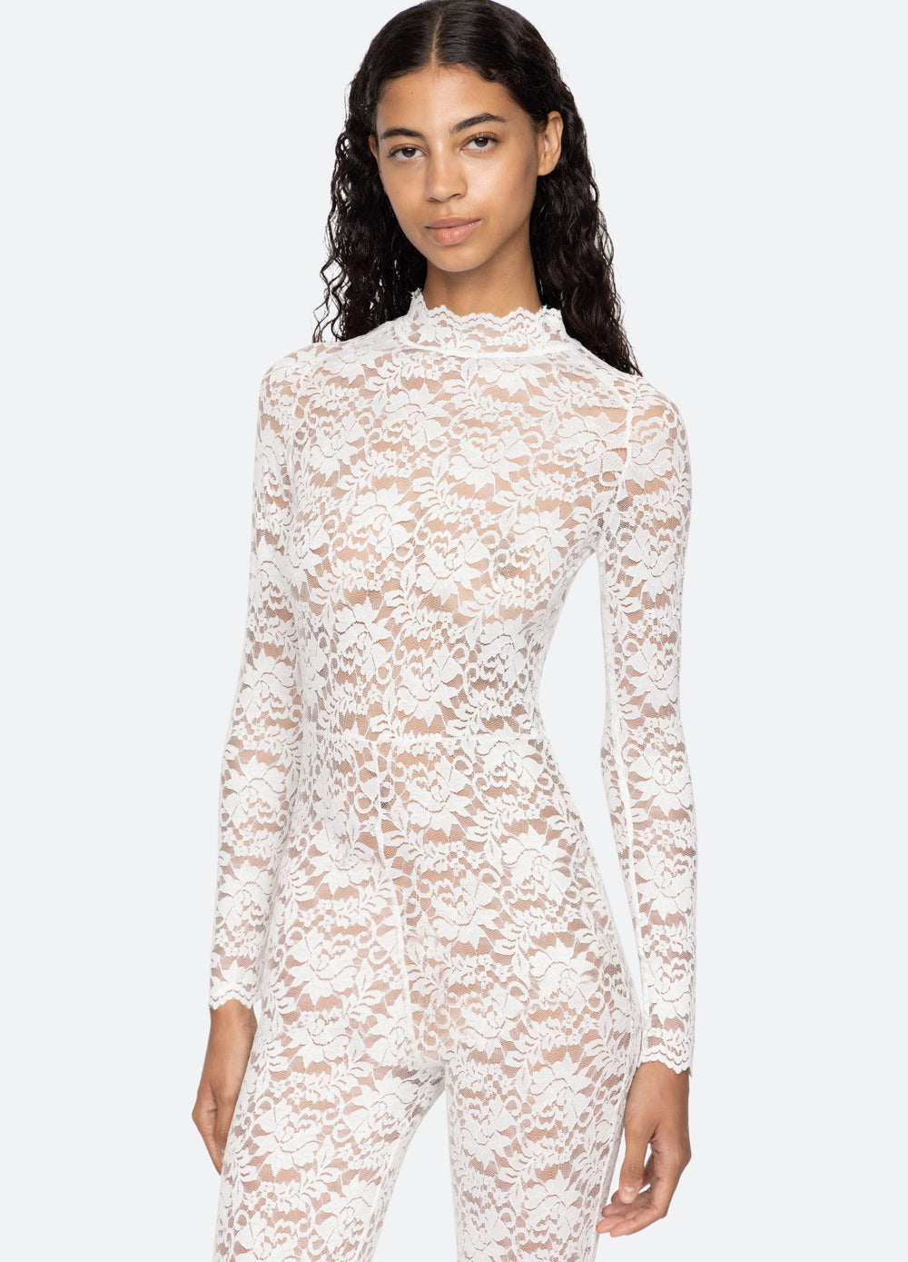 Cream Lilian Catsuit | Sea New York
