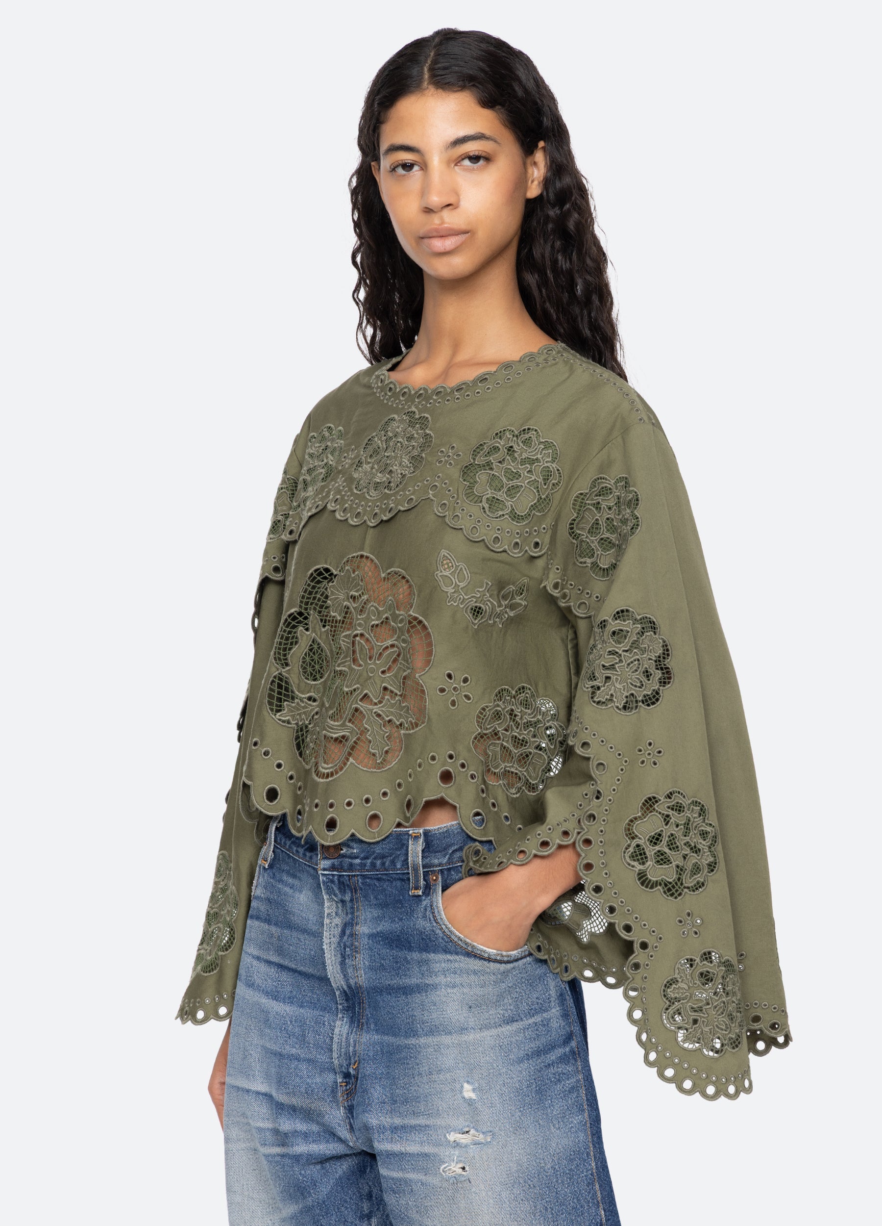 White Gardener L/S Top | Sea New York