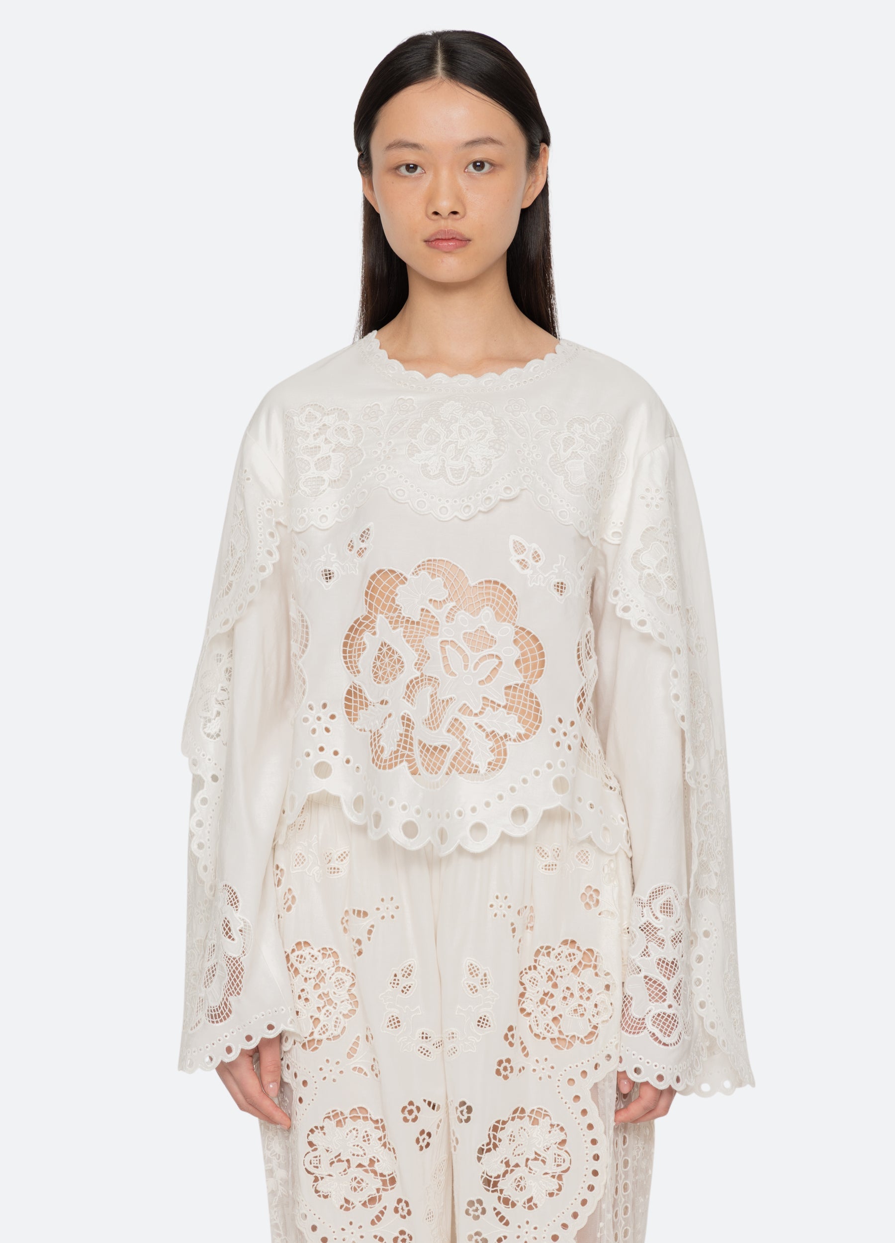 White Gardener L/S Top | Sea New York