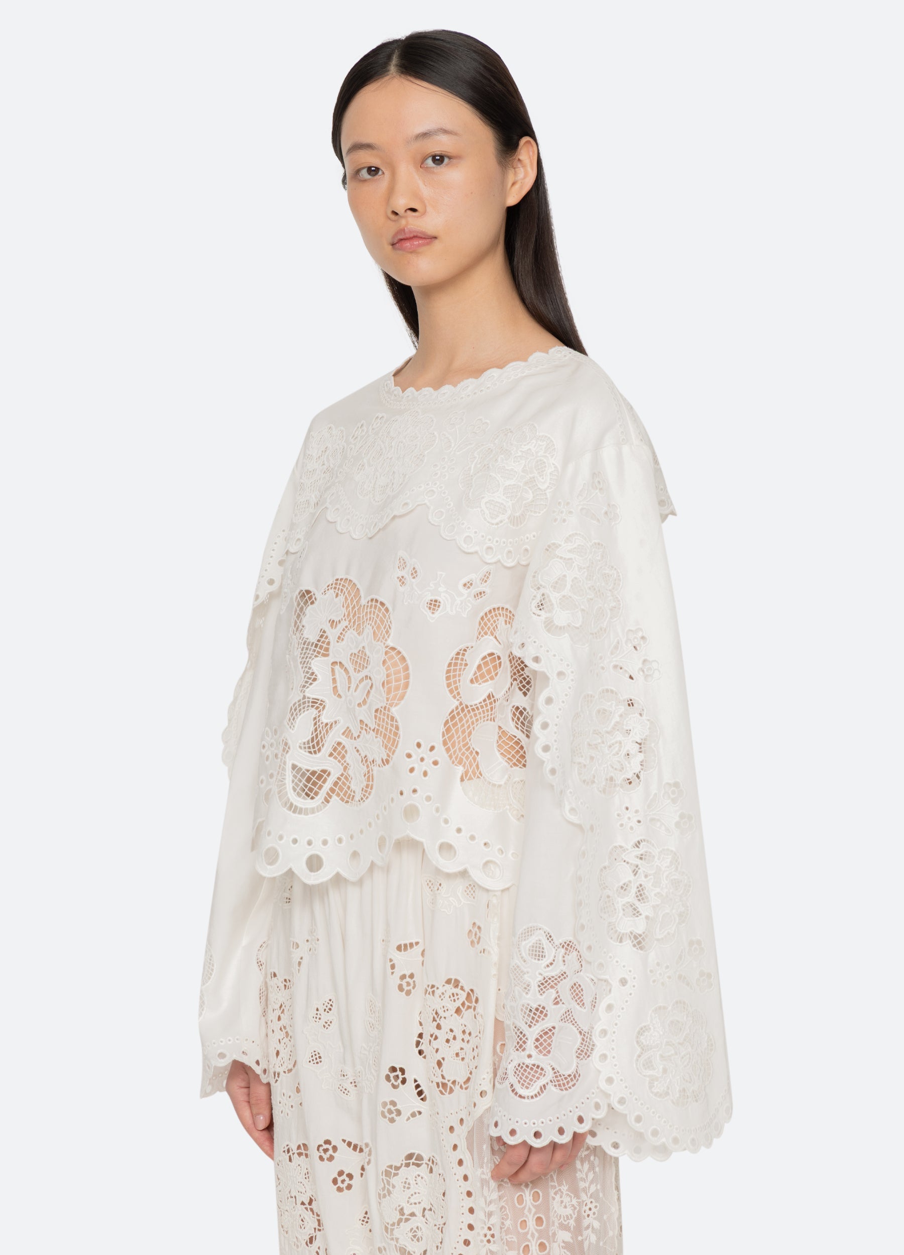 White Gardener L/S Top | Sea New York