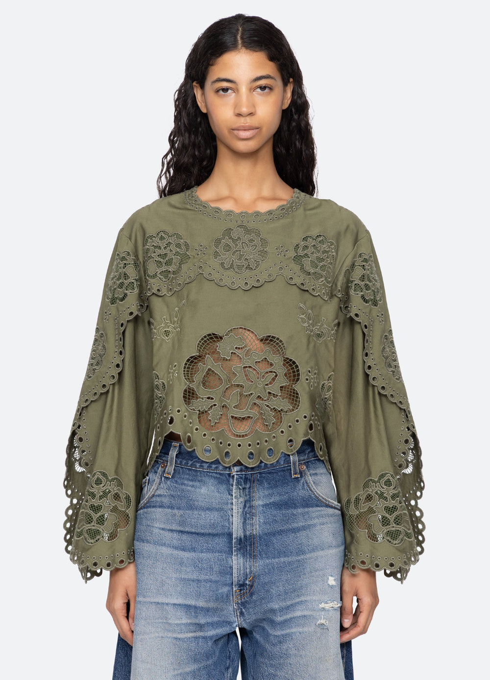 White Gardener L/S Top | Sea New York