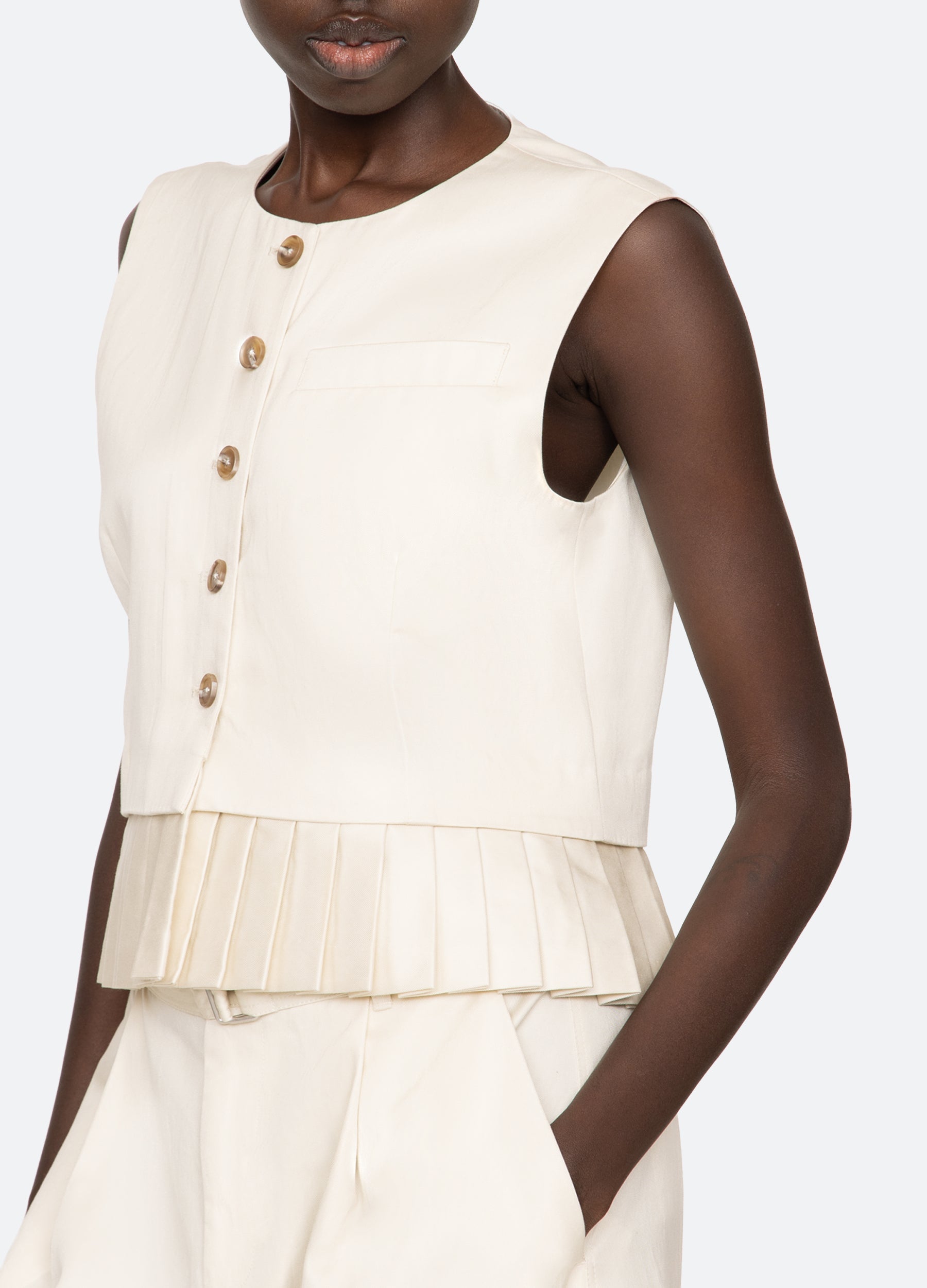 Bone Angelina Vest | Sea New York