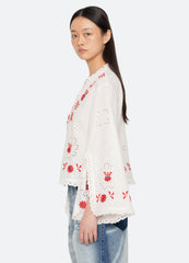 Cream Catharina L/S Top | Sea New York