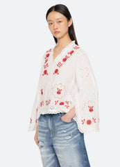 Cream Catharina L/S Top | Sea New York