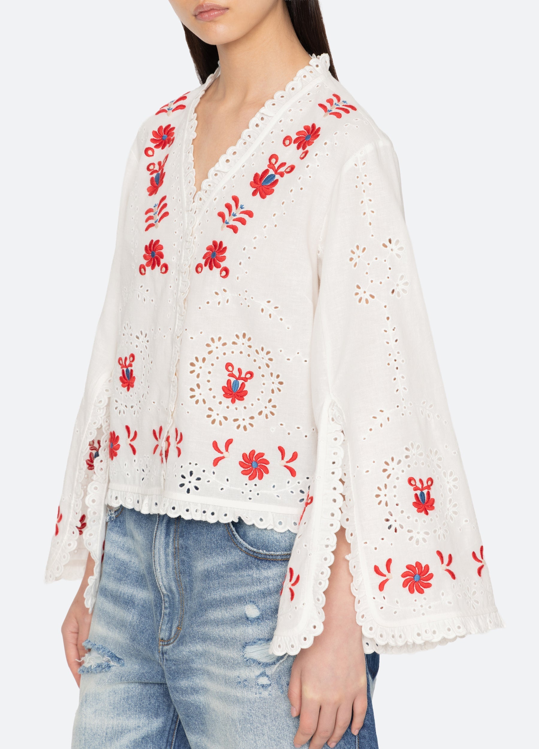 Cream Catharina L/S Top | Sea New York