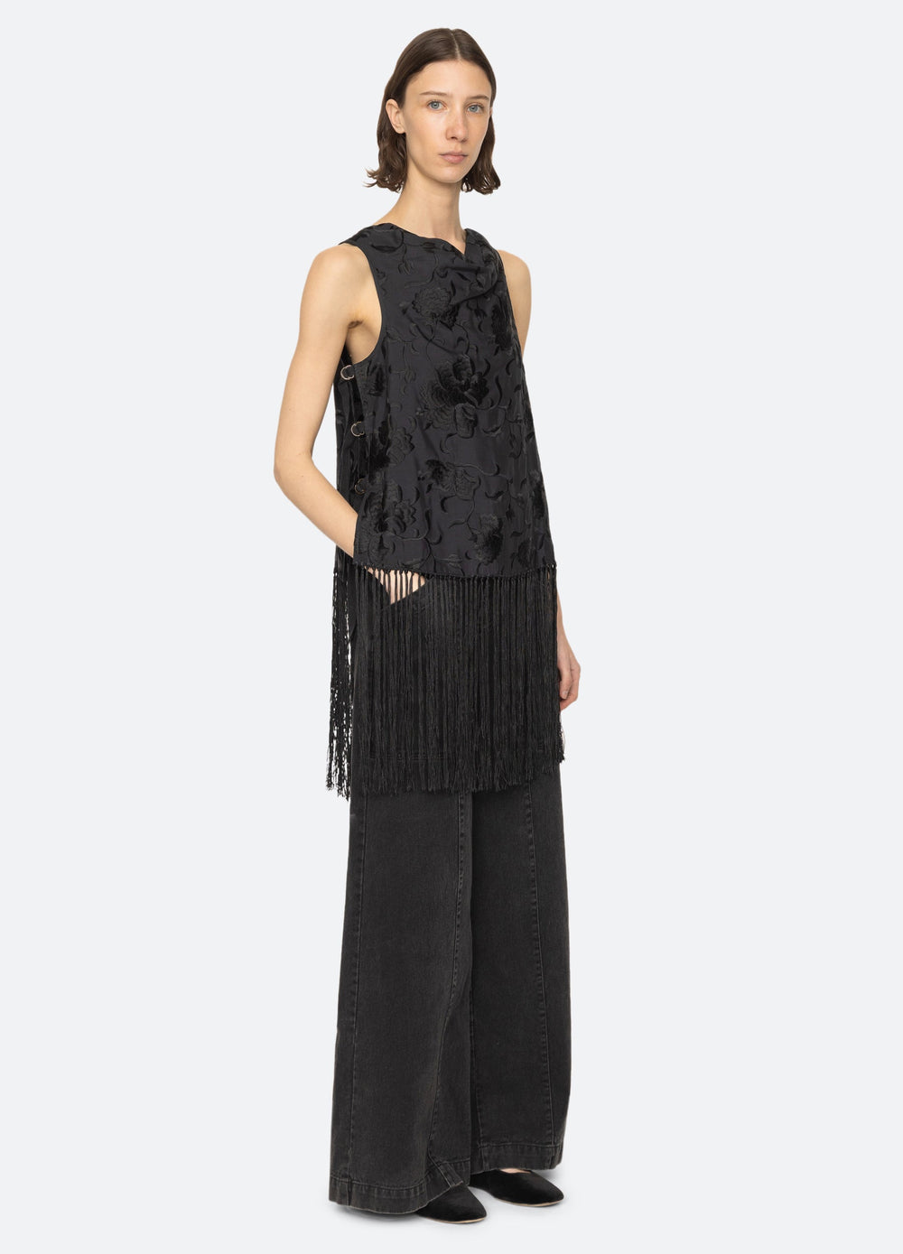 Cream Priscilla Vest | Sea New York