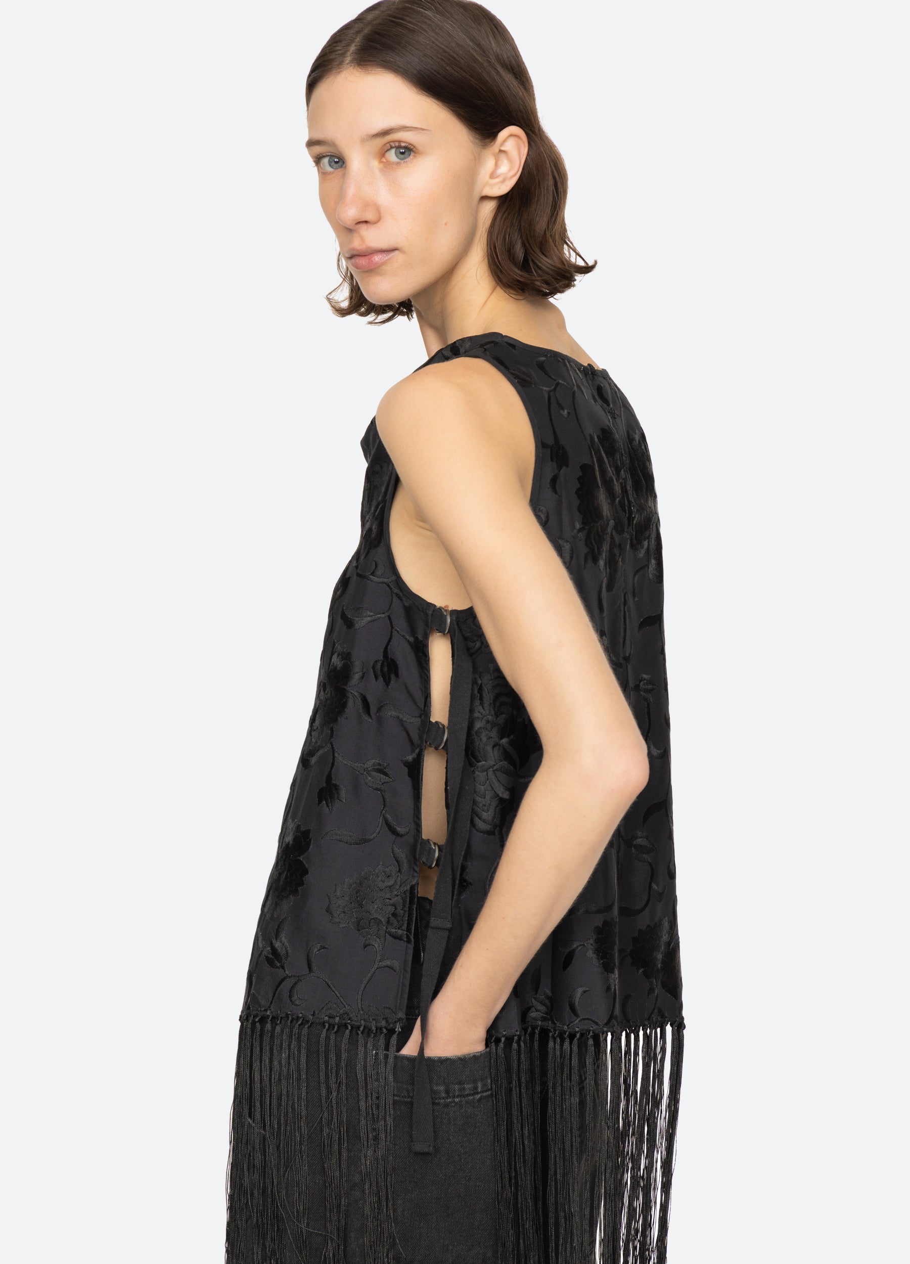Cream Priscilla Vest | Sea New York