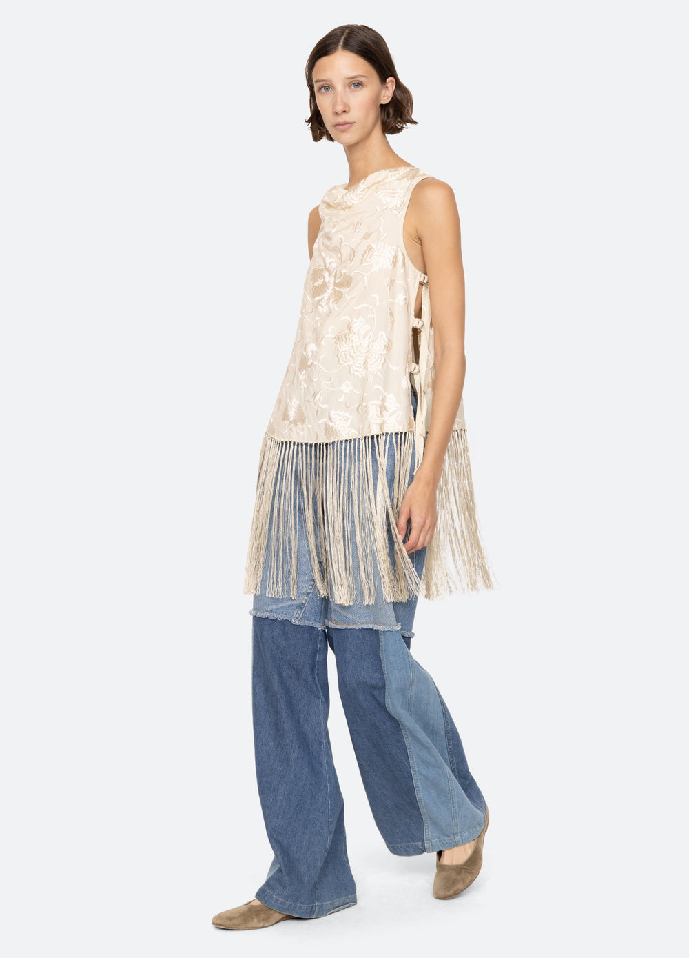 Cream Priscilla Vest | Sea New York