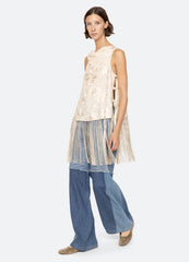 Cream Priscilla Vest | Sea New York