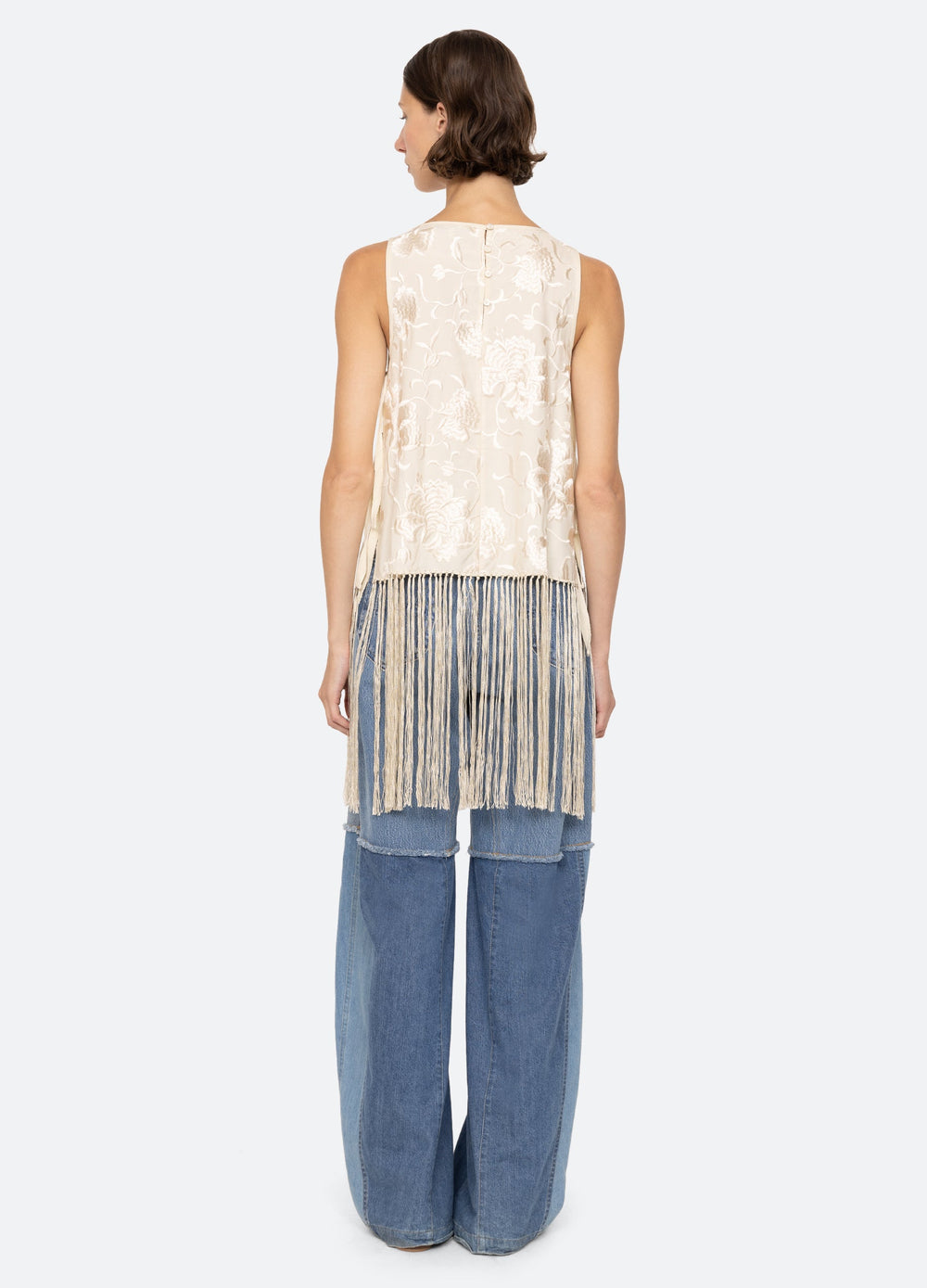 Cream Priscilla Vest | Sea New York