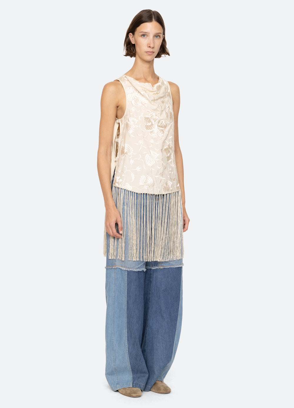 Cream Priscilla Vest | Sea New York