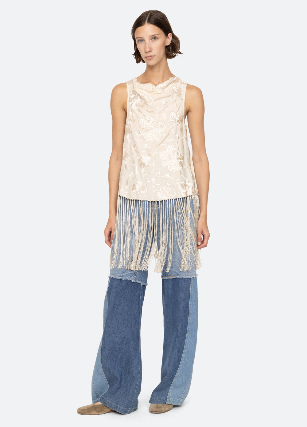 Cream Priscilla Vest | Sea New York