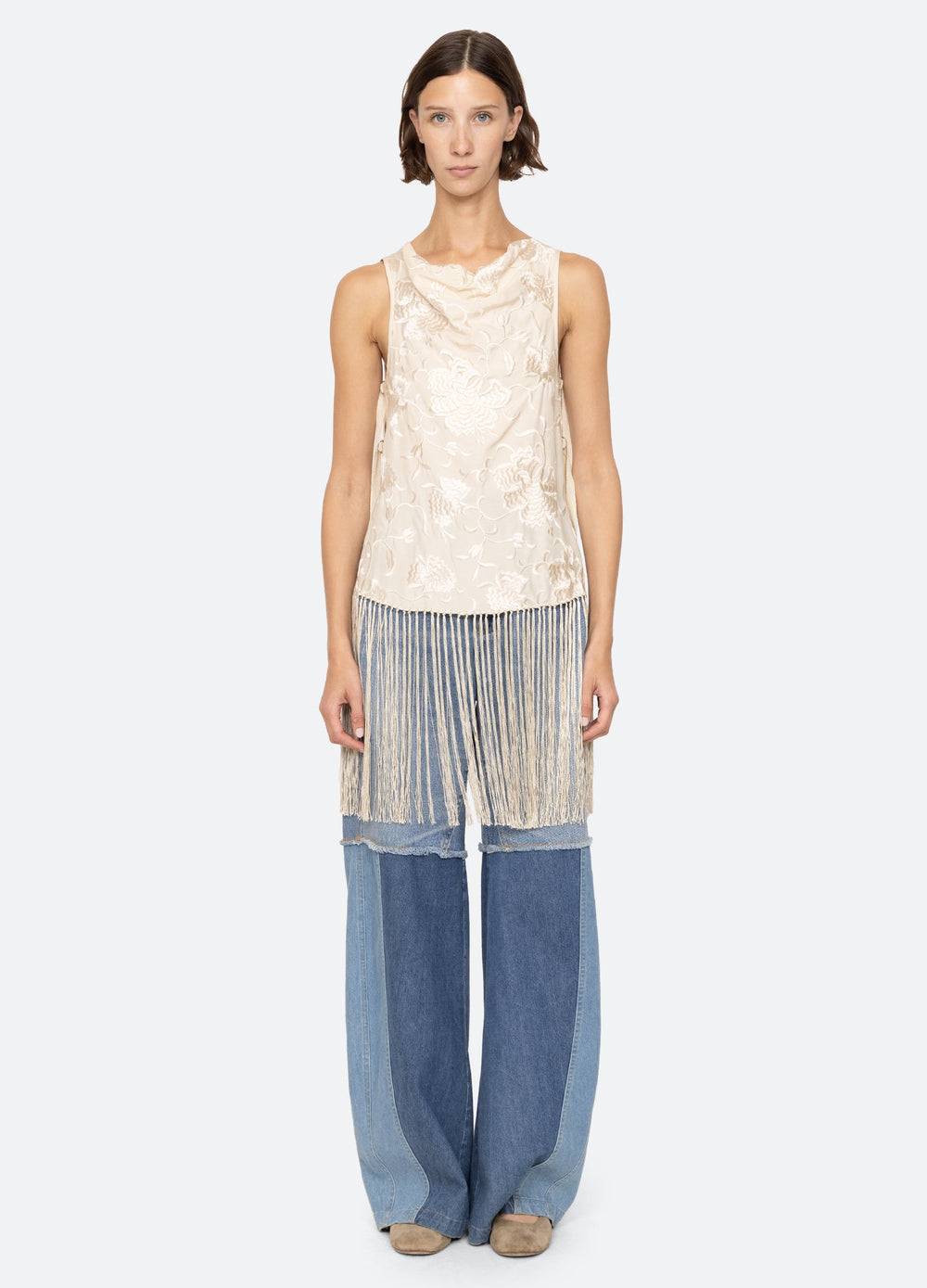 Cream Priscilla Vest | Sea New York