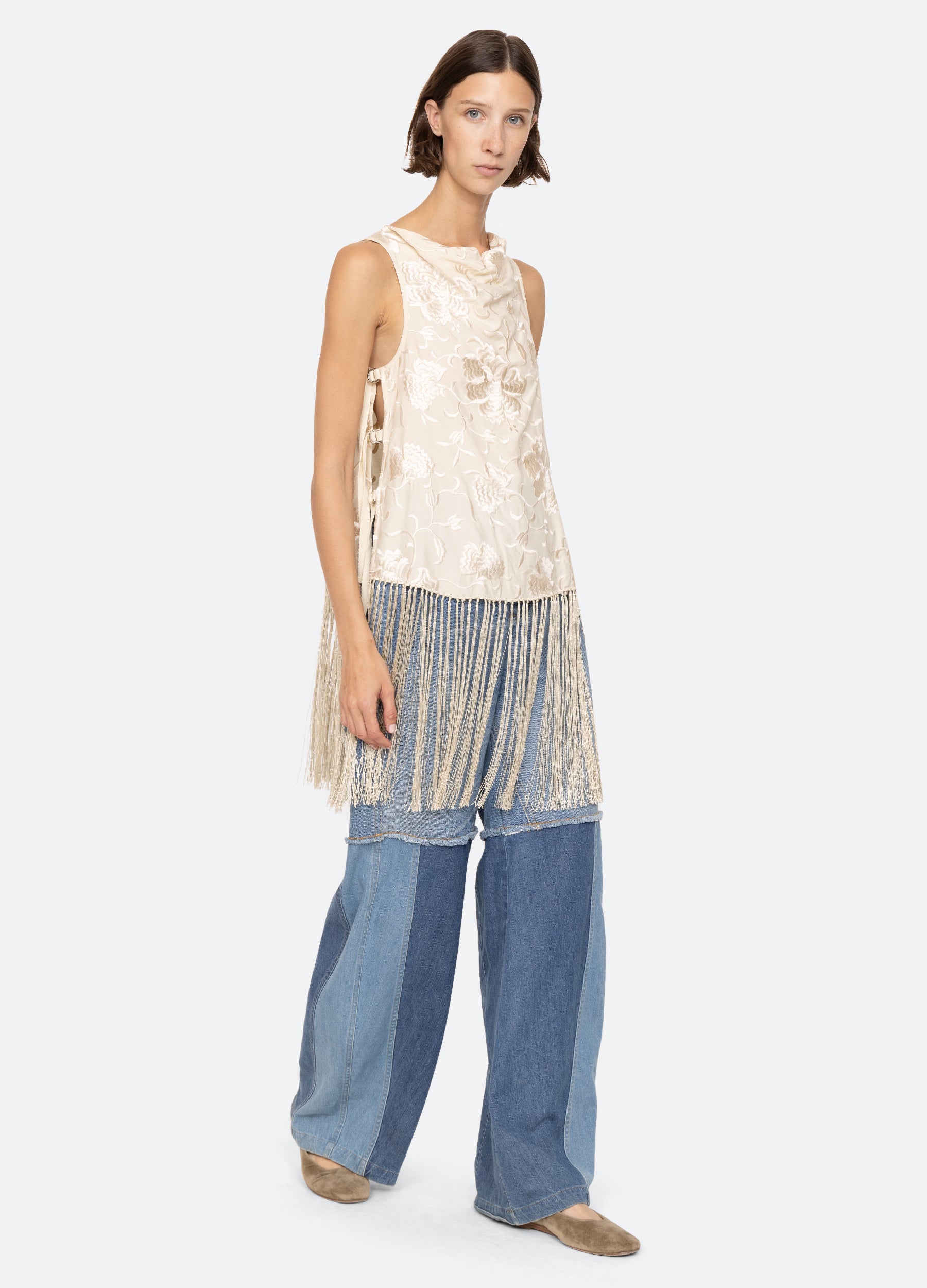Cream Priscilla Vest | Sea New York