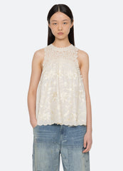Cream Alina Tank | Sea New York