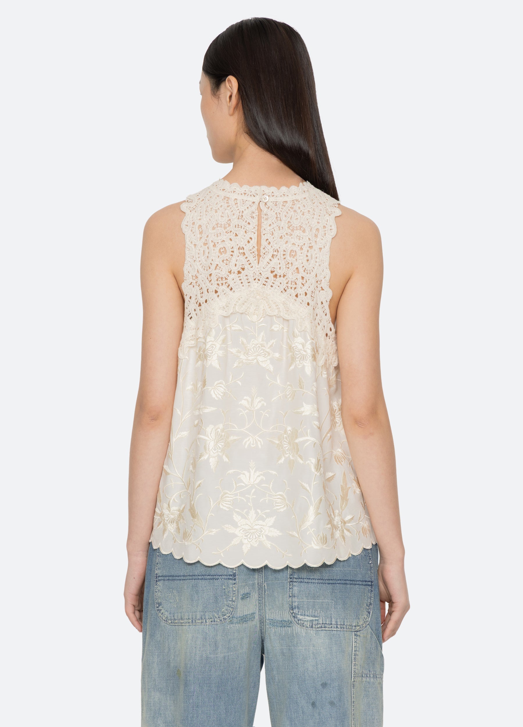 Cream Alina Tank | Sea New York