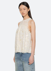 Cream Alina Tank | Sea New York