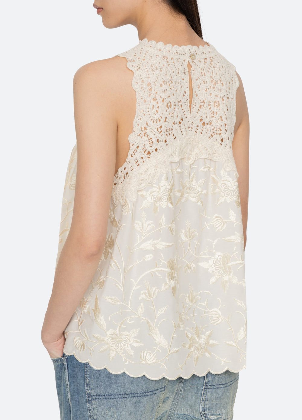 Cream Alina Tank | Sea New York