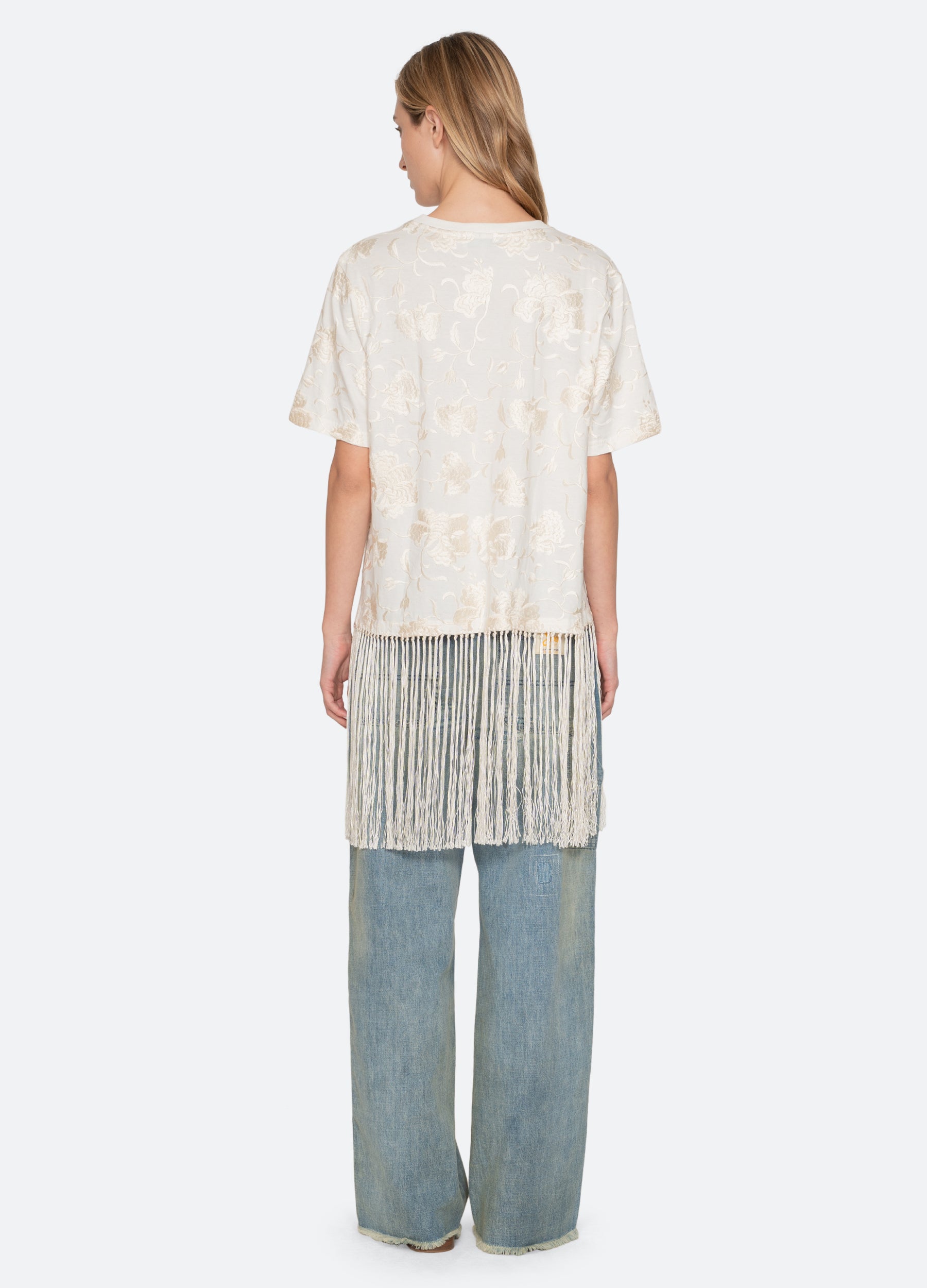 White Rafina Combo T-Shirt | Sea New York