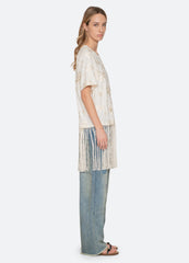 White Rafina Combo T-Shirt | Sea New York