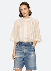 Cream Pippa S/S Top | Sea New York