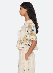 Cream Adonna S/S Top | Sea New York
