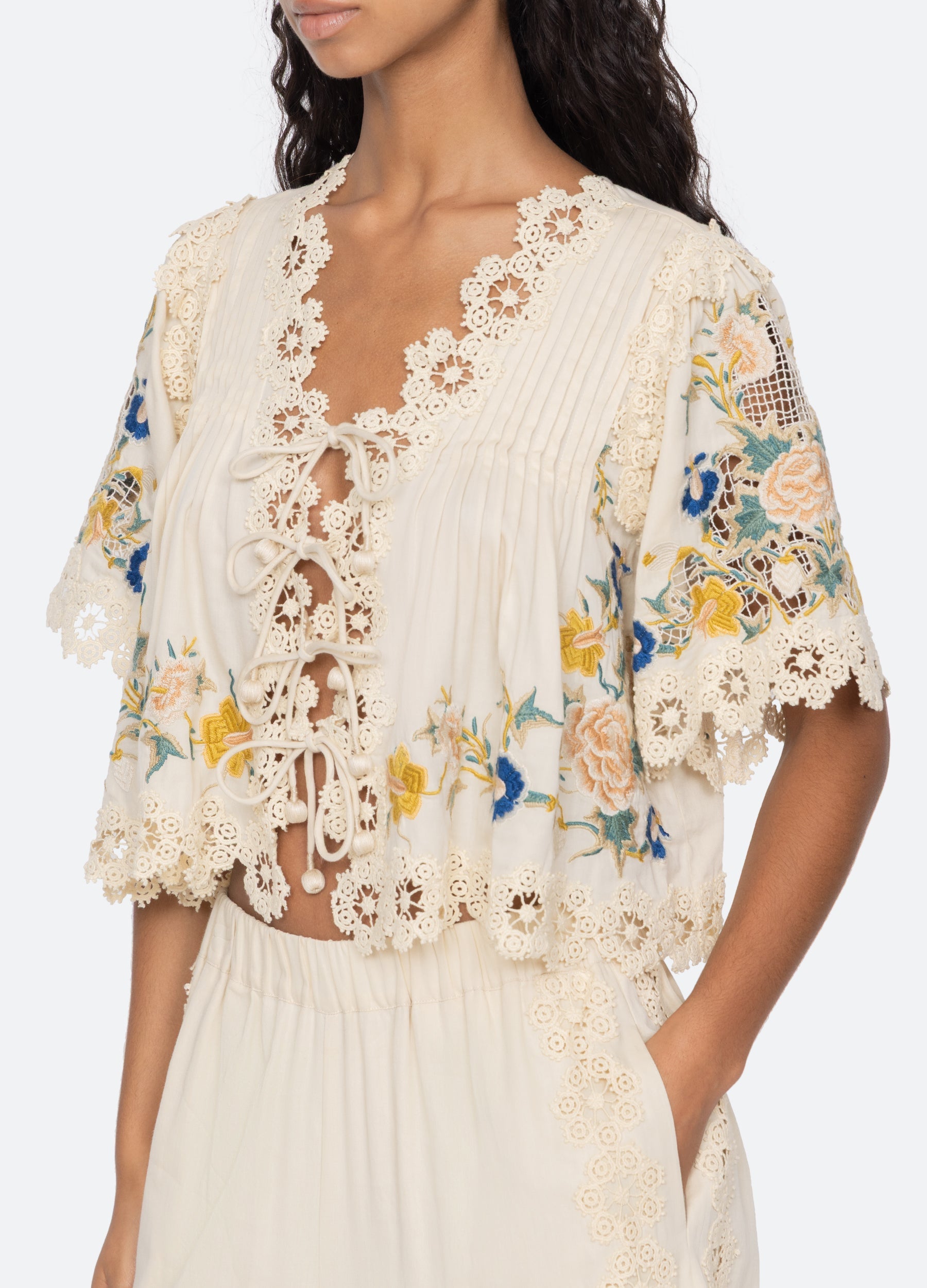 Cream Adonna S/S Top | Sea New York