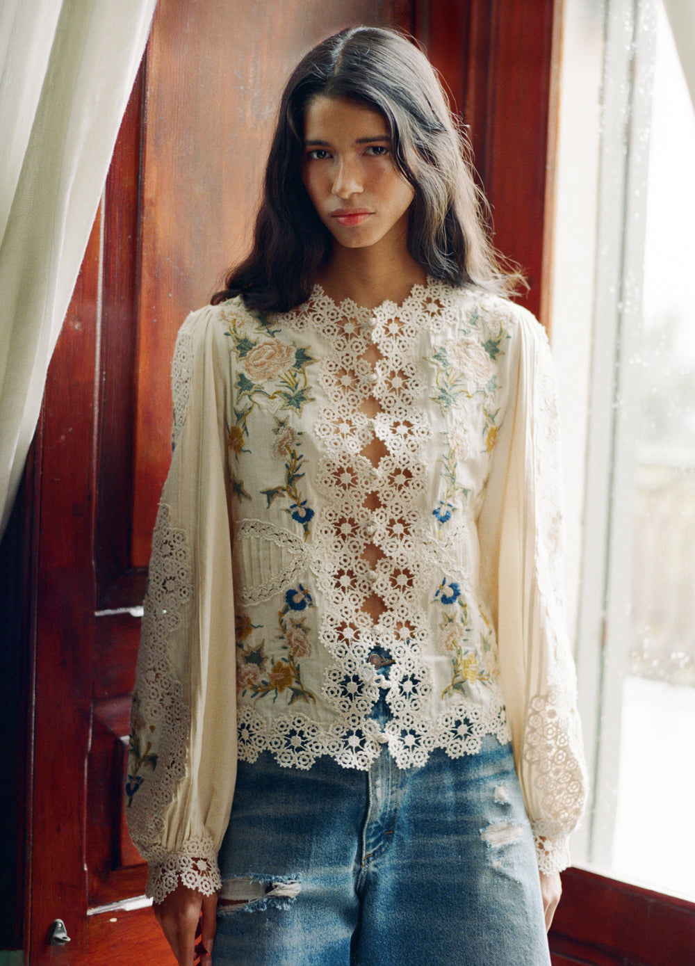 Cream Adonna L/S Top | Sea New York