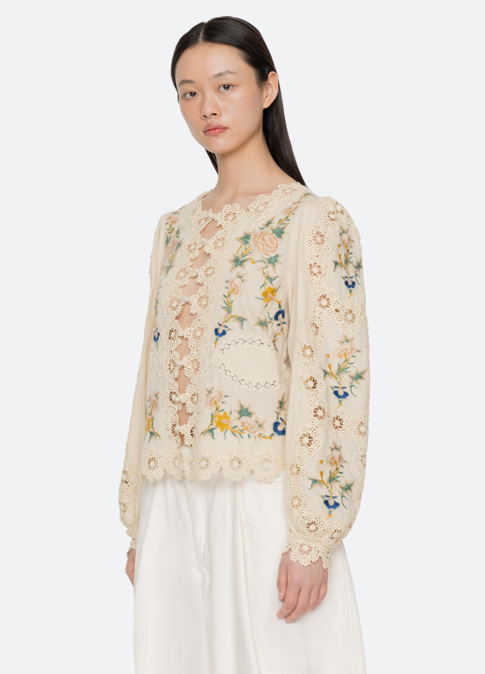 Cream Adonna L/S Top | Sea New York