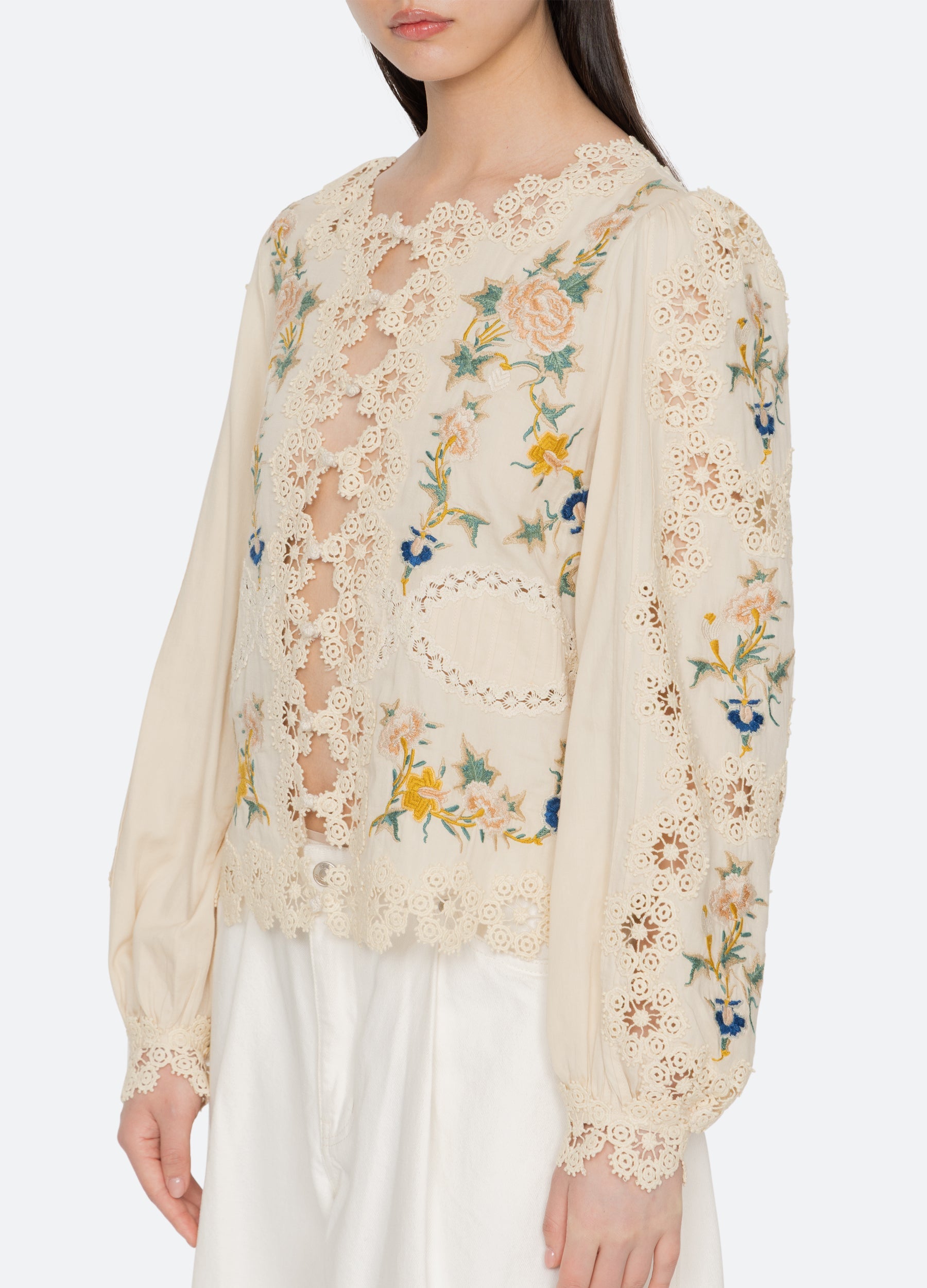Cream Adonna L/S Top | Sea New York