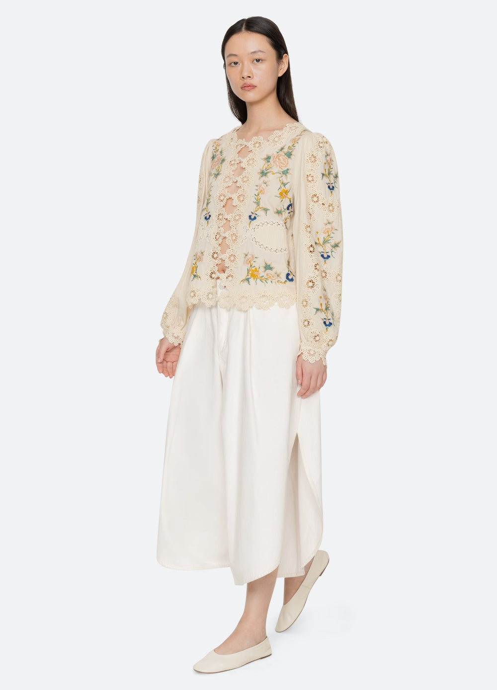 Cream Adonna L/S Top | Sea New York