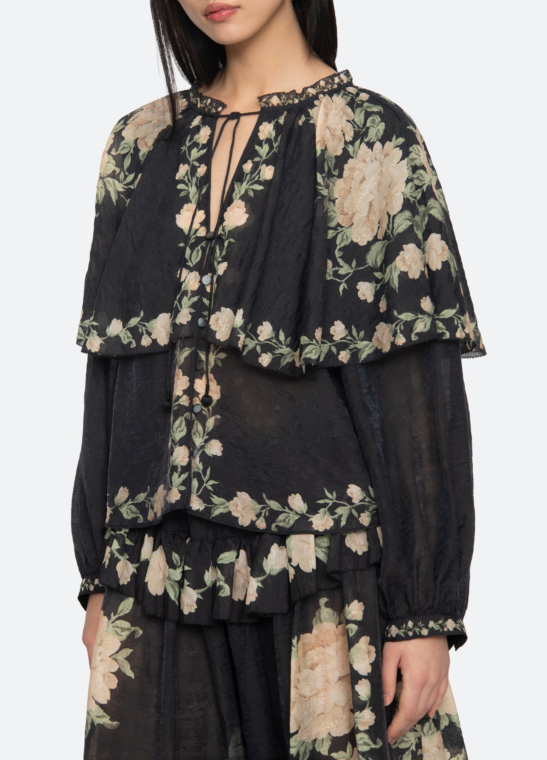 Black Christina Blouse | Sea New York