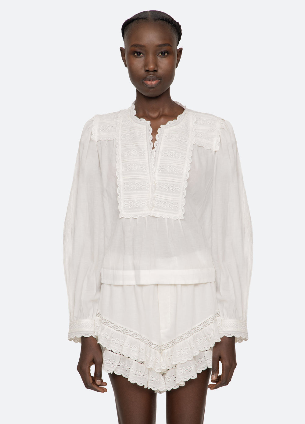 White Eliza L/S Top | Sea New York
