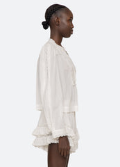 White Eliza L/S Top | Sea New York