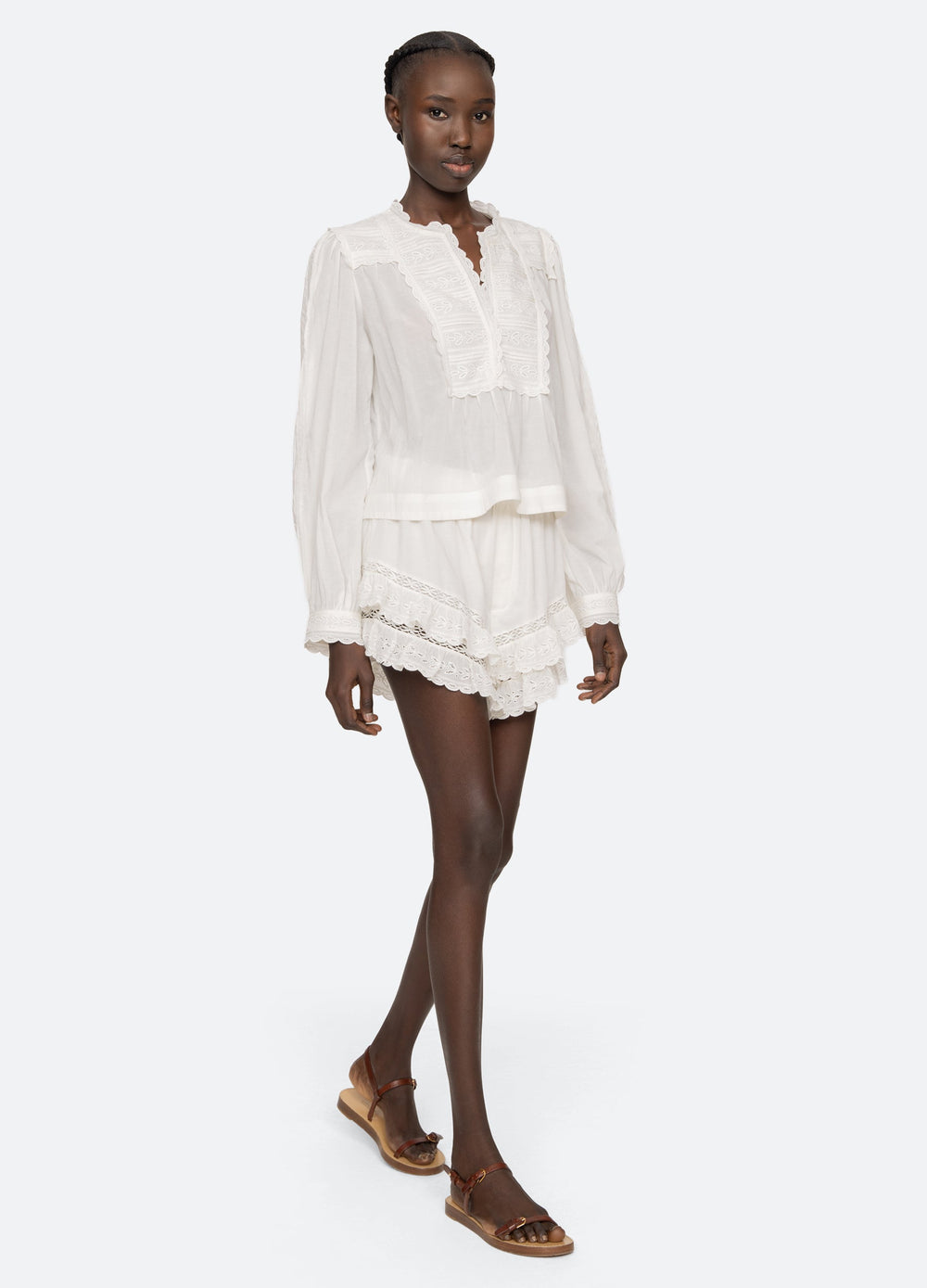 White Eliza L/S Top | Sea New York