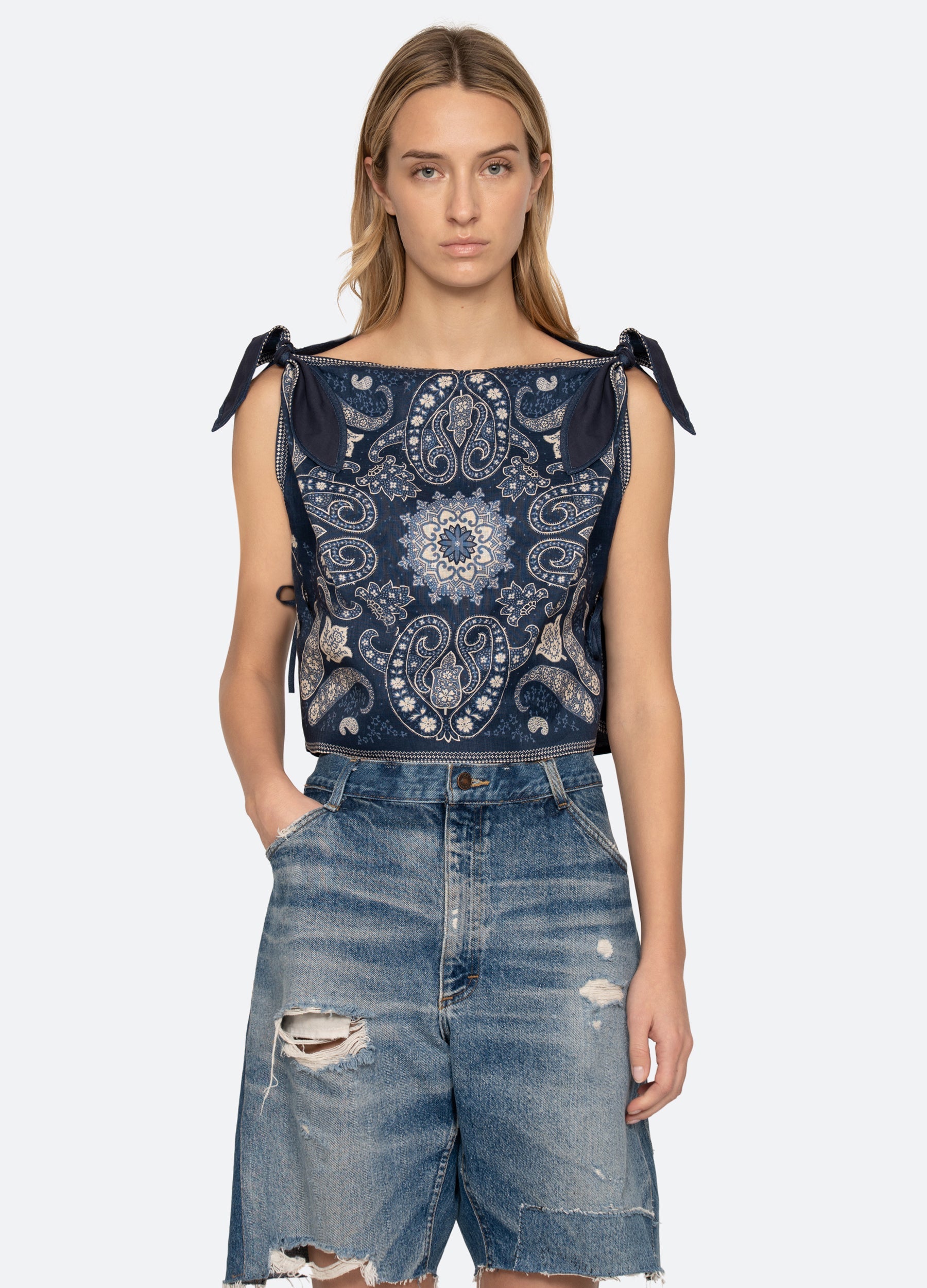 Navy Emelina Top | Sea New York