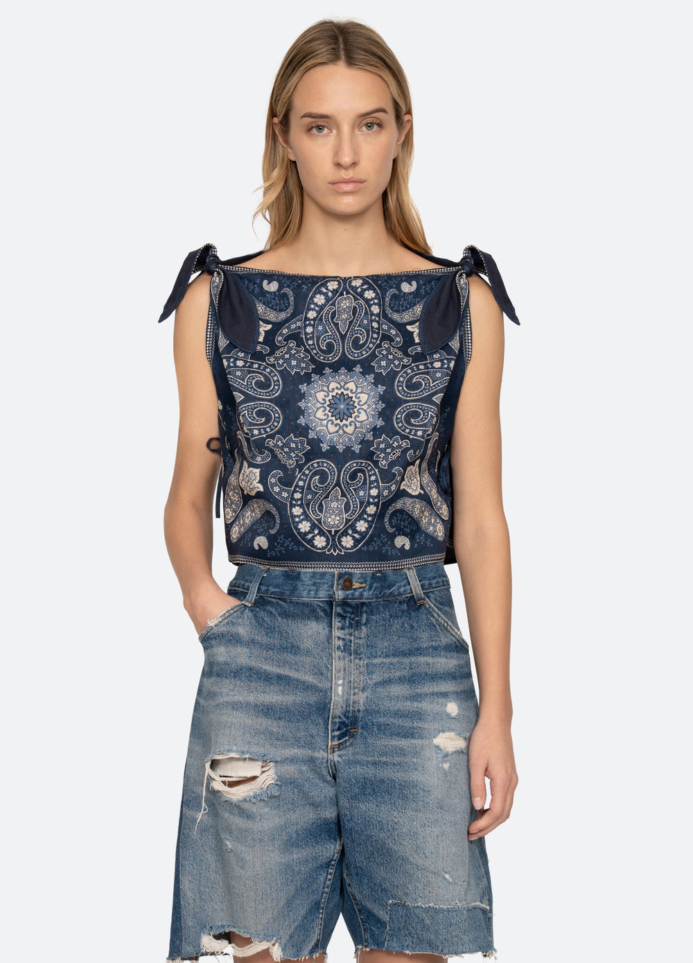 Navy Emelina Top | Sea New York