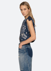 Navy Emelina Top | Sea New York