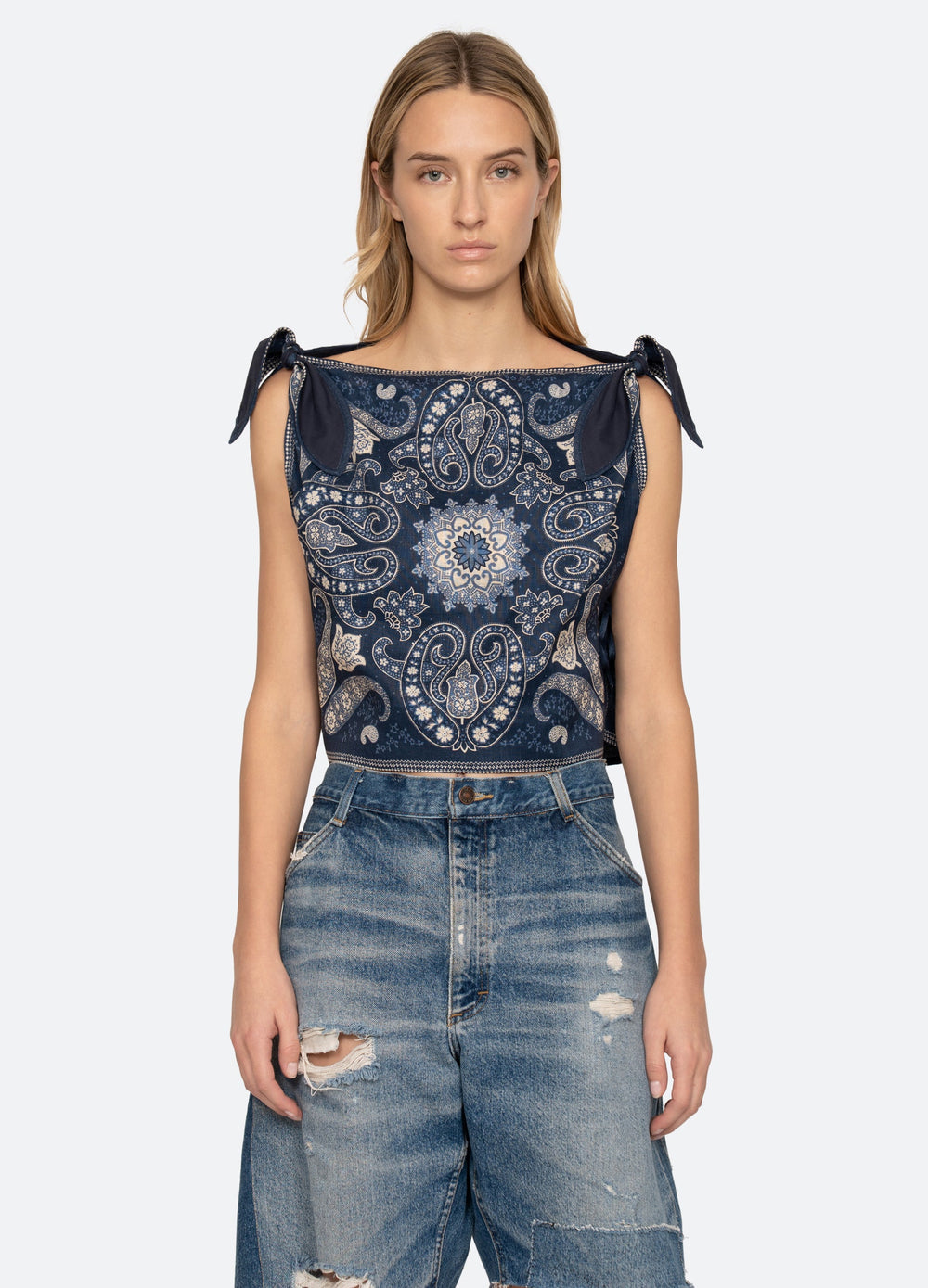 Navy Emelina Top | Sea New York