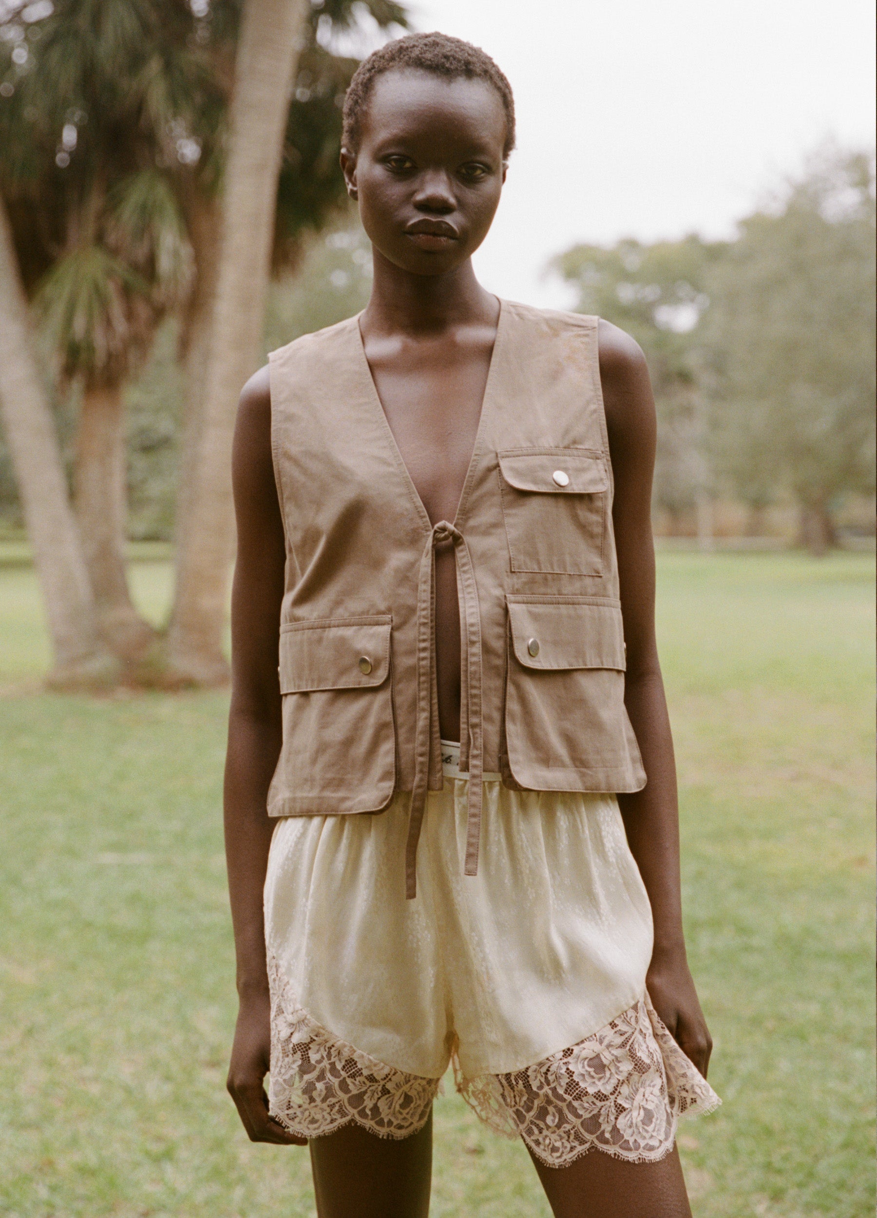 Cream Lois Vest | Sea New York