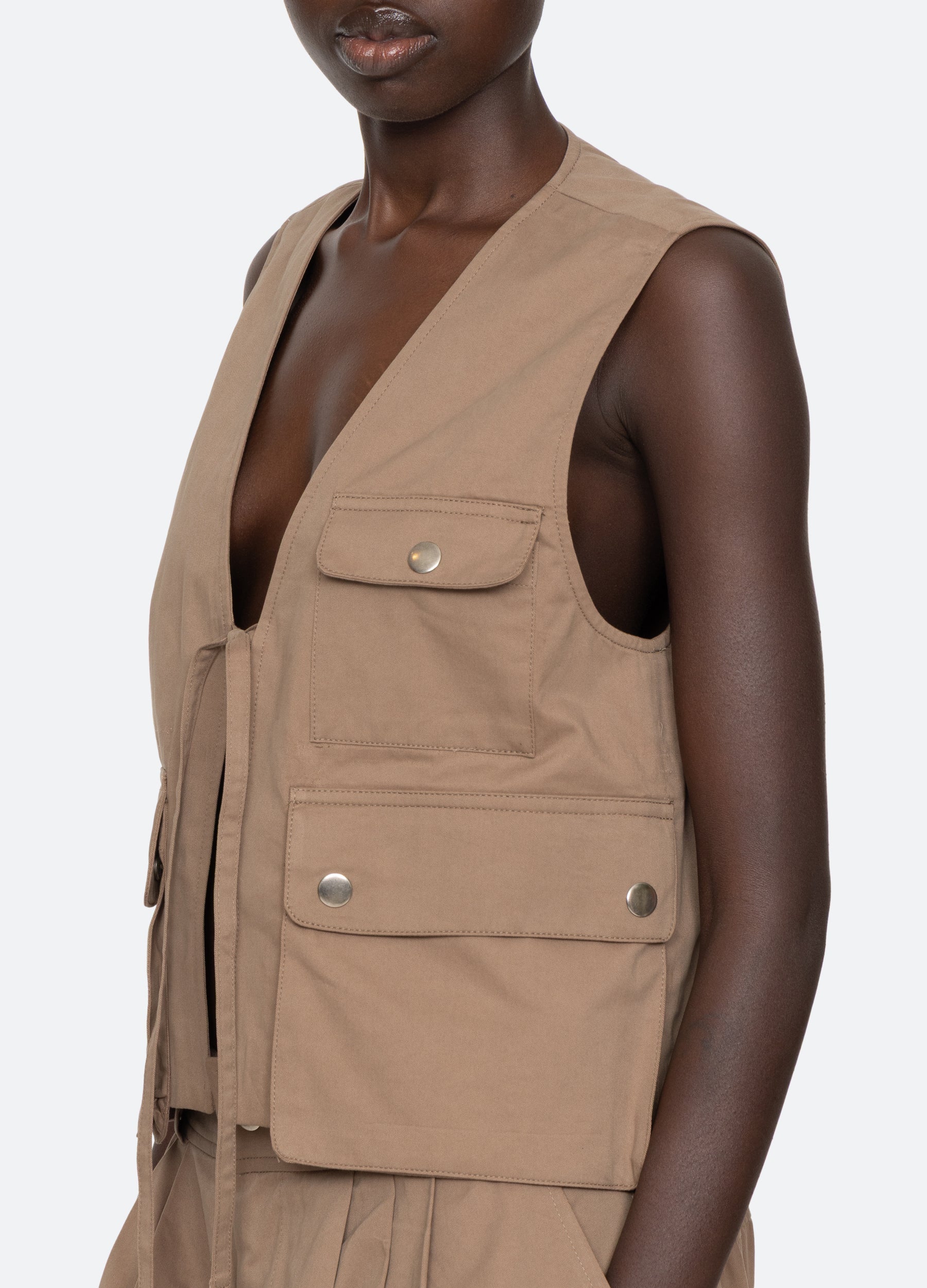 Cream Lois Vest | Sea New York