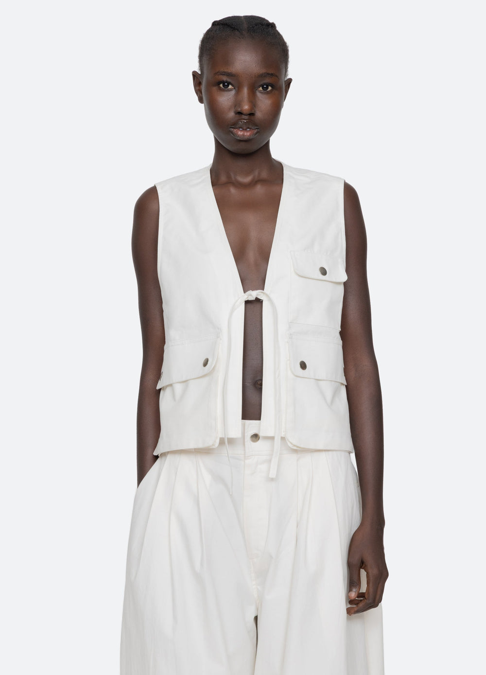 Cream Lois Vest | Sea New York